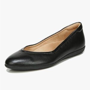 Naturalizer‎ Vivienne Black Leather Flats Sz. 8